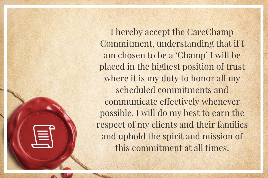 CareChamp Commitment